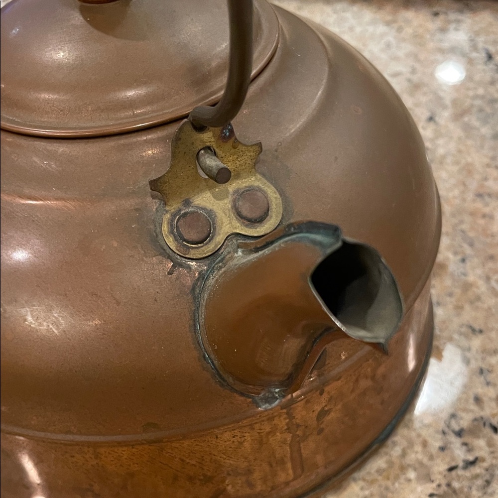 Revere Ware Vintage Copper Teakettle Rome NY USA - 81 Teapot Decorative Patina - Picture 4 of 16